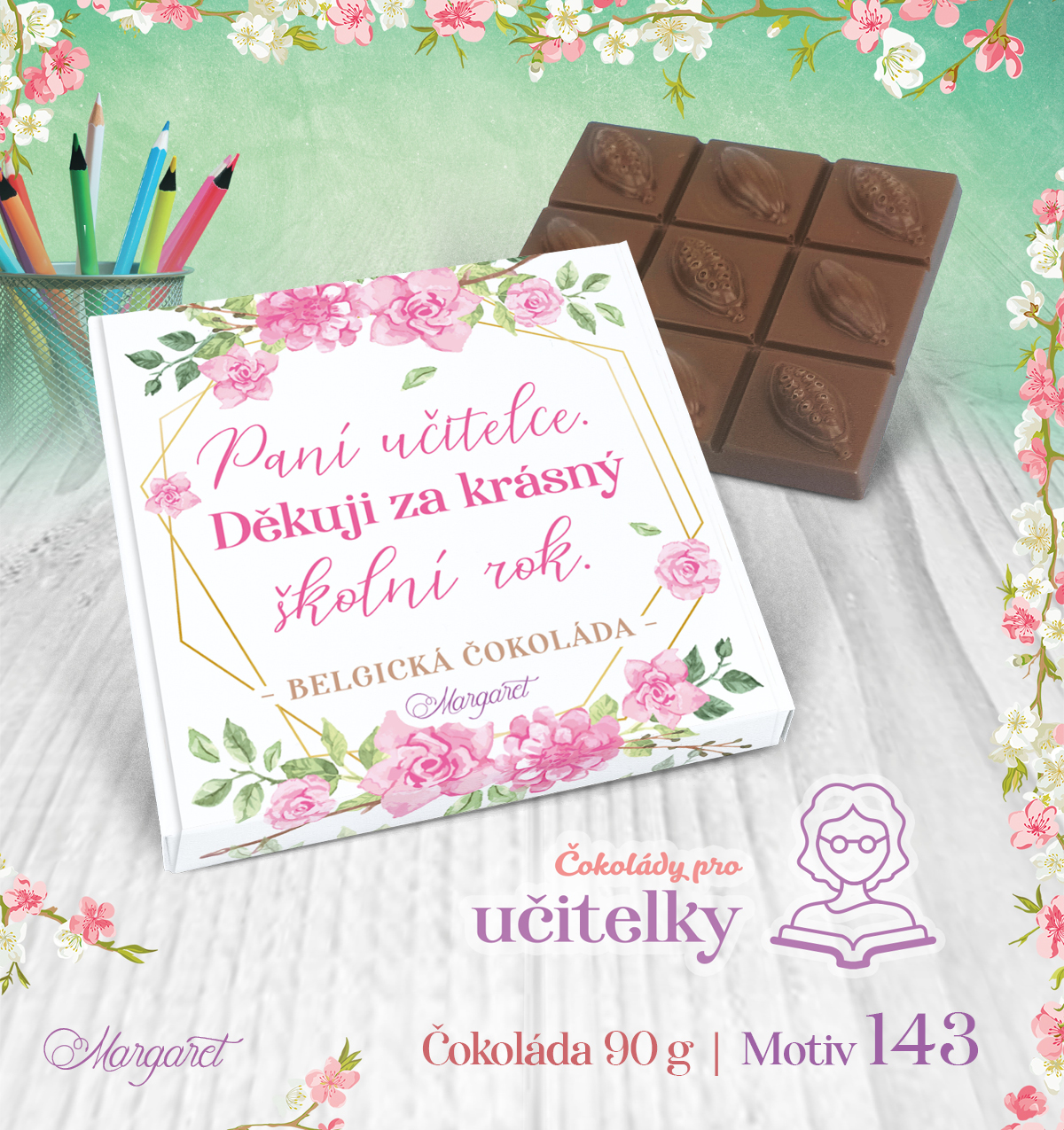 Belgická čokoláda 90 g | Motiv 143